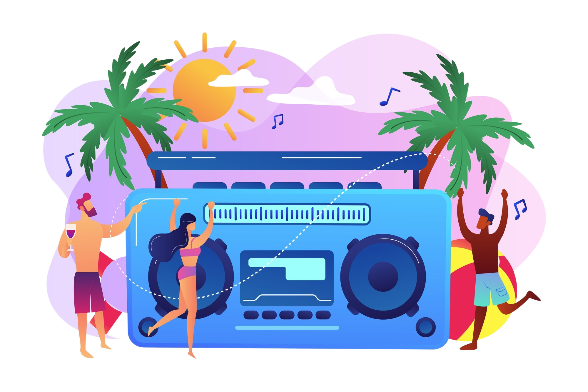 young-tiny-people-dancing-beach-swimming-suits-shorts-party-beach-party-sand-dance-floor-beach-party-invite-concept